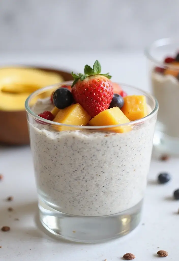 29 High-Protein Low-Calorie Meal Prep Recipes to Support Weight Loss - 19. Coconut Chia Seed Pudding