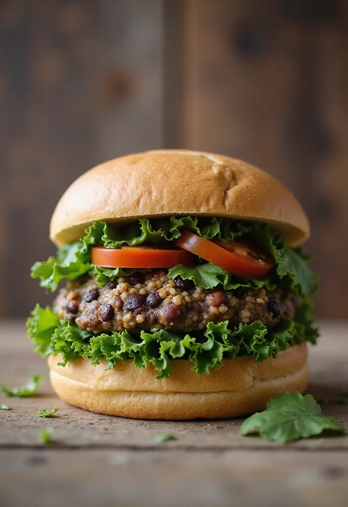 29 High-Protein Vegetarian Meal Prep Recipes for Busy Weeks 95 29 High-Protein Vegetarian Meal Prep Recipes for Busy Weeks - 17. Black Bean & Quinoa Burgers