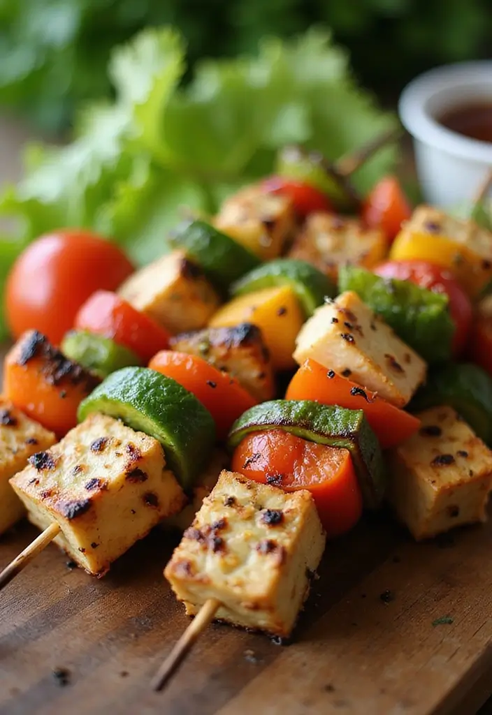 29 High-Protein Vegetarian Meal Prep Recipes for Busy Weeks 139 29 High-Protein Vegetarian Meal Prep Recipes for Busy Weeks - 25. Tofu & Vegetable Skewers