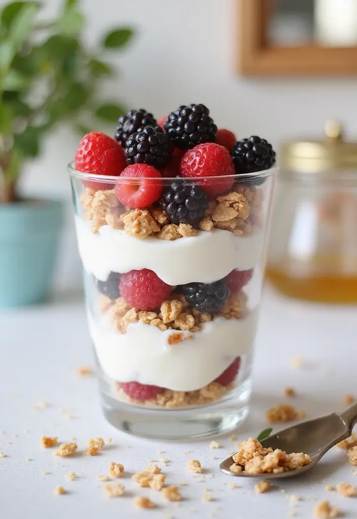 29 High-Protein Vegetarian Meal Prep Recipes for Busy Weeks 42 29 High-Protein Vegetarian Meal Prep Recipes for Busy Weeks - 8. Greek Yogurt Parfait