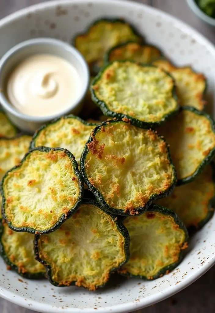 30 Air Fryer Meal Prep Recipes That Are Crispy and Clean 52 30 Air Fryer Meal Prep Recipes That Are Crispy and Clean - 10. Air Fryer Zucchini Chips