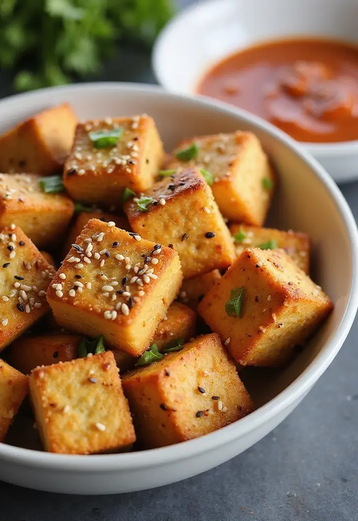 30 Air Fryer Meal Prep Recipes That Are Crispy and Clean 57 30 Air Fryer Meal Prep Recipes That Are Crispy and Clean - 11. Air Fryer Crispy Tofu