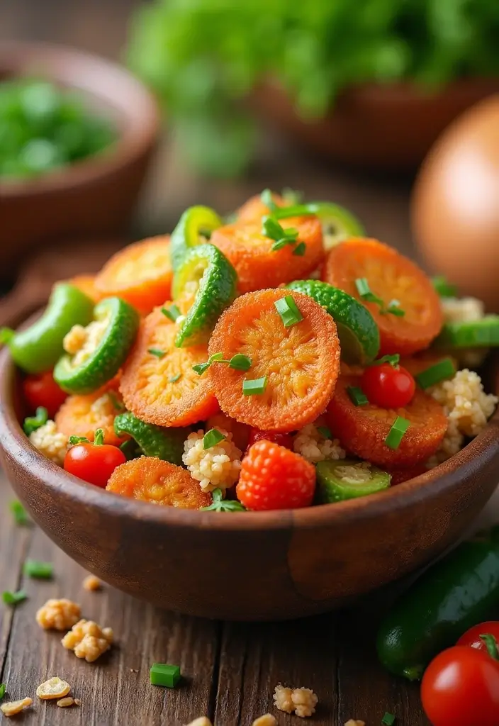 30 Air Fryer Meal Prep Recipes That Are Crispy and Clean 6 30 Air Fryer Meal Prep Recipes That Are Crispy and Clean - 2. Air Fryer Veggie Stir-Fry