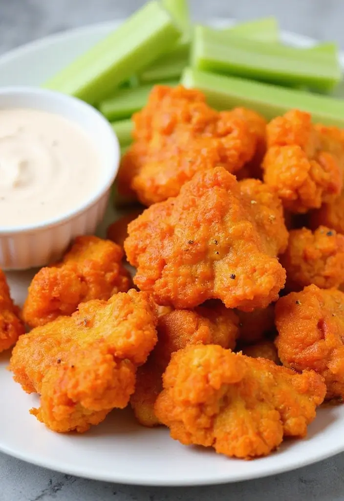 30 Air Fryer Meal Prep Recipes That Are Crispy and Clean 114 30 Air Fryer Meal Prep Recipes That Are Crispy and Clean - 20. Air Fryer Buffalo Cauliflower Wings