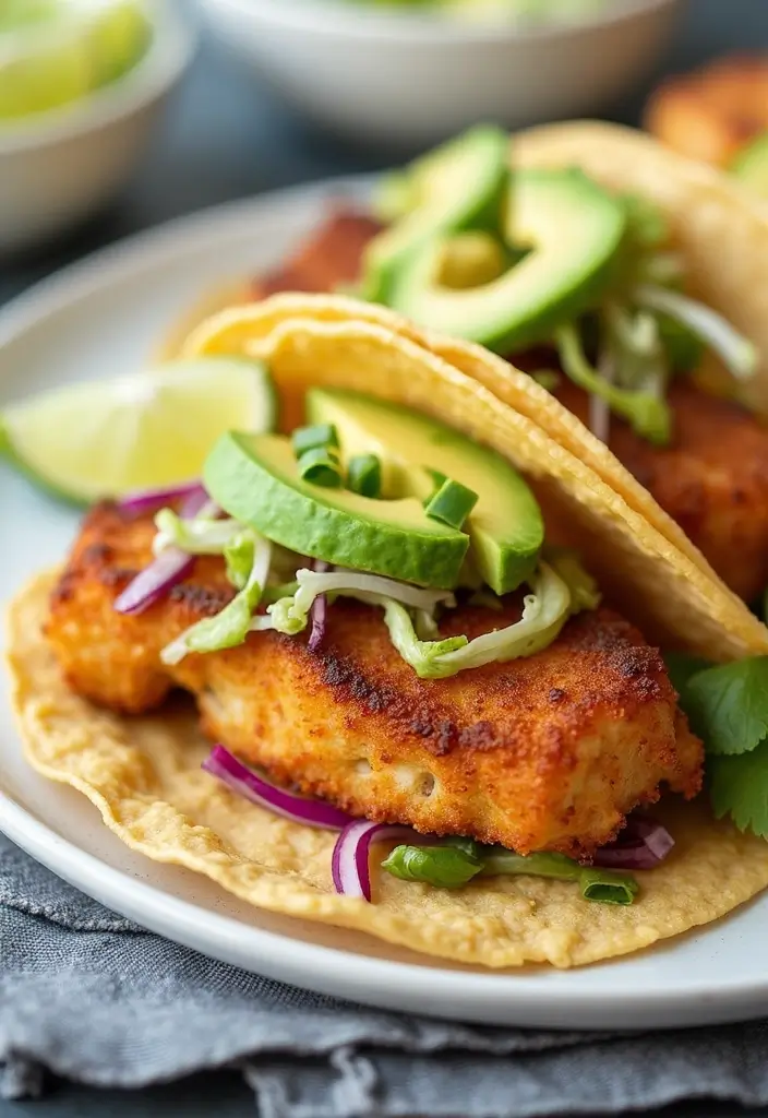 30 Air Fryer Meal Prep Recipes That Are Crispy and Clean 160 30 Air Fryer Meal Prep Recipes That Are Crispy and Clean - 28. Air Fryer Fish Tacos