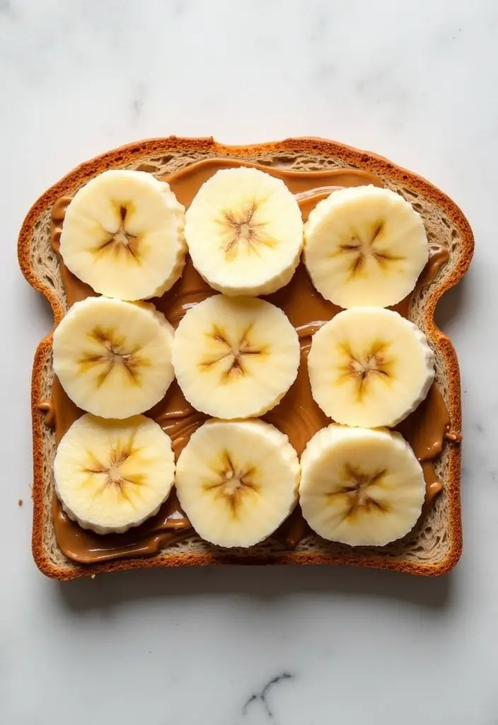 30 Calorie Deficit Meal Prep Recipes That Support Fat Loss - 18. Almond Butter Banana Toast