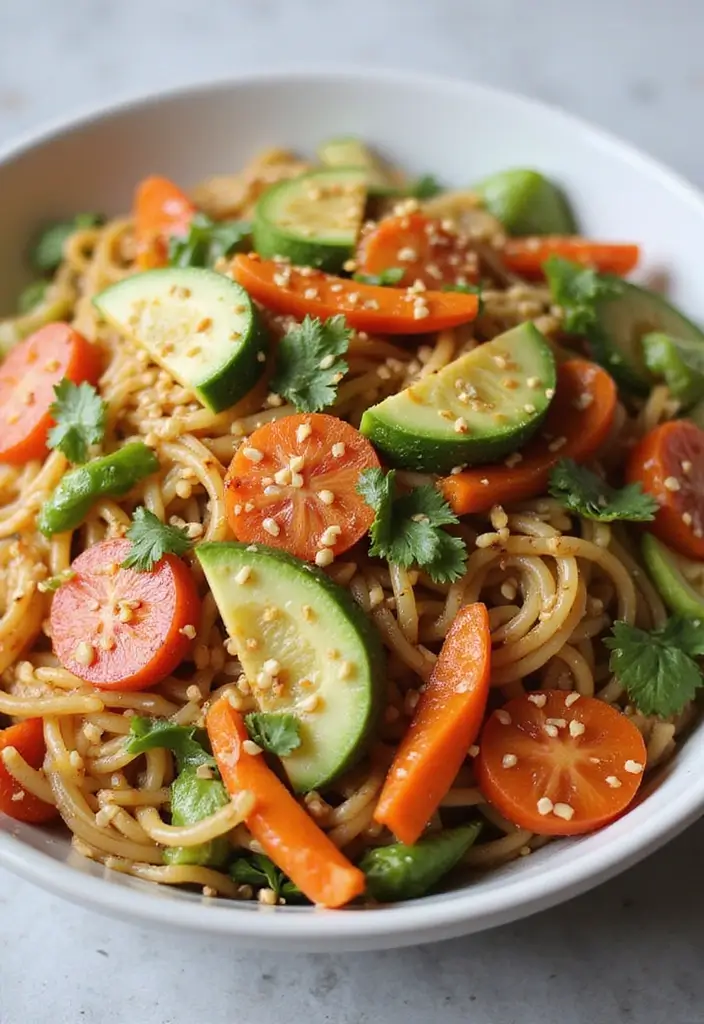 30 Calorie Deficit Meal Prep Recipes That Support Fat Loss - 26. Asian Noodle Salad