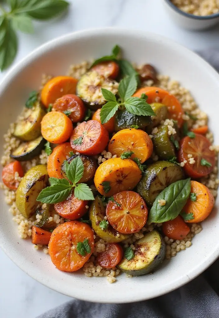 30 Calorie Deficit Meal Prep Recipes That Support Fat Loss - 29. Roasted Veggie Bowl