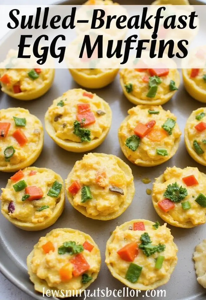 30 Calorie Deficit Meal Prep Recipes That Support Fat Loss - 5. Egg Muffins with Veggies