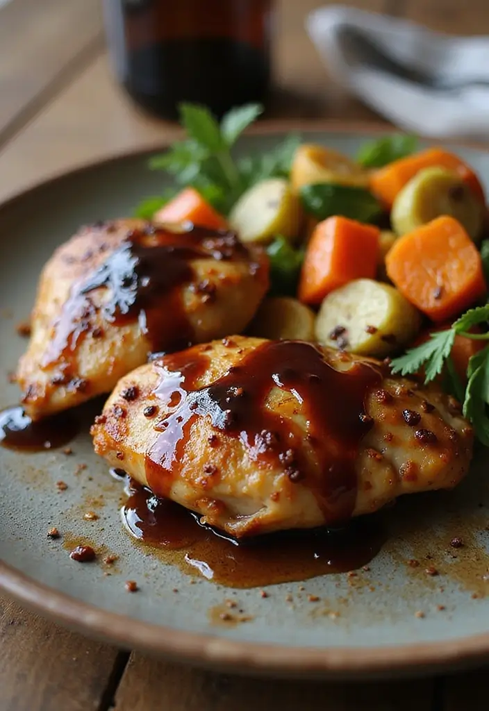 30 Chicken Thigh Meal Prep Recipes That Are Juicy and Healthy 65 30 Chicken Thigh Meal Prep Recipes That Are Juicy and Healthy - 11. Balsamic Glazed Chicken Thighs