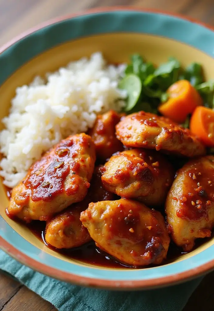 30 Chicken Thigh Meal Prep Recipes That Are Juicy and Healthy 91 30 Chicken Thigh Meal Prep Recipes That Are Juicy and Healthy - 15. Sweet and Spicy Chicken Thighs