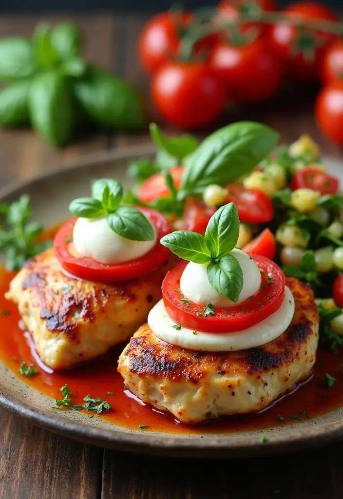 30 Chicken Thigh Meal Prep Recipes That Are Juicy and Healthy 106 30 Chicken Thigh Meal Prep Recipes That Are Juicy and Healthy - 18. Italian Caprese Chicken Thighs