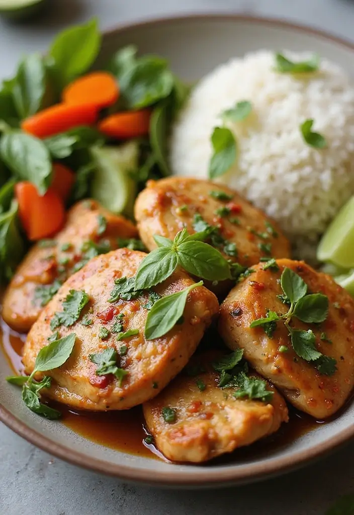 30 Chicken Thigh Meal Prep Recipes That Are Juicy and Healthy 150 30 Chicken Thigh Meal Prep Recipes That Are Juicy and Healthy - 26. Thai Basil Chicken Thighs