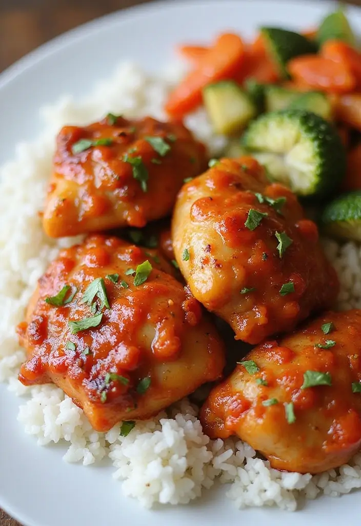 30 Chicken Thigh Meal Prep Recipes That Are Juicy and Healthy 169 30 Chicken Thigh Meal Prep Recipes That Are Juicy and Healthy - 29. Sweet Chili Chicken Thighs