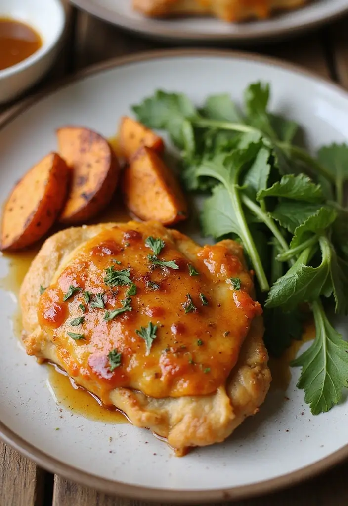 30 Chicken Thigh Meal Prep Recipes That Are Juicy and Healthy 15 30 Chicken Thigh Meal Prep Recipes That Are Juicy and Healthy - 3. Spicy Honey Mustard Chicken Thighs