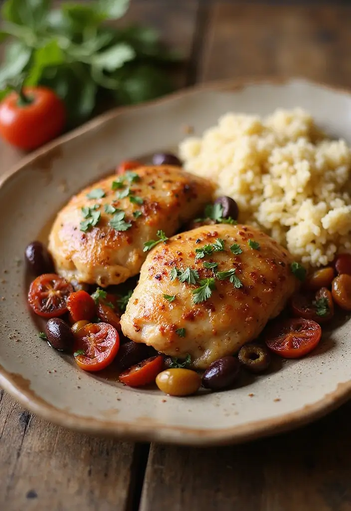 30 Chicken Thigh Meal Prep Recipes That Are Juicy and Healthy 27 30 Chicken Thigh Meal Prep Recipes That Are Juicy and Healthy - 5. Mediterranean Chicken Thighs