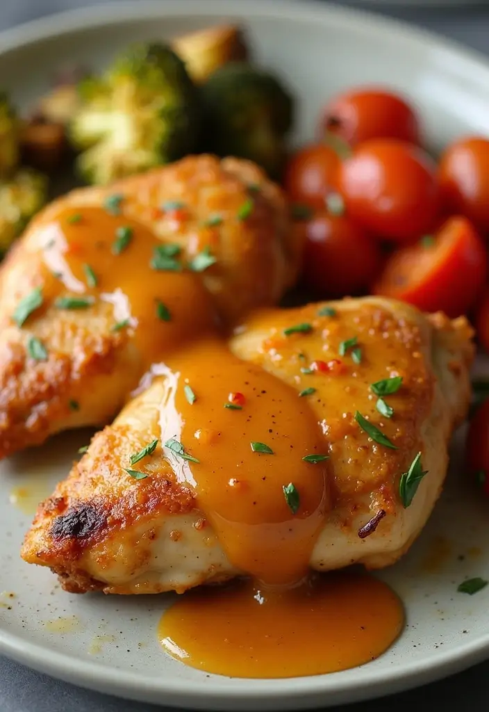 30 Chicken Thigh Meal Prep Recipes That Are Juicy and Healthy 46 30 Chicken Thigh Meal Prep Recipes That Are Juicy and Healthy - 8. Honey Mustard Glazed Chicken Thighs