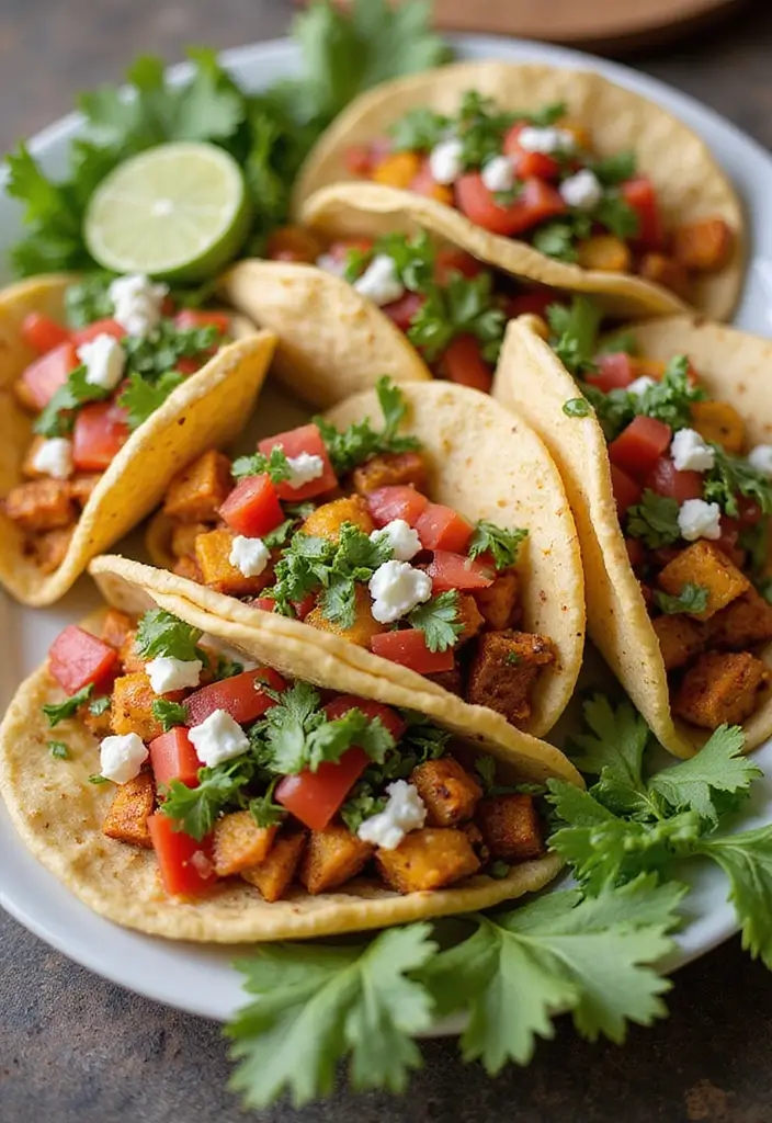 30 Easy Meal Prep Recipes with Few Ingredients for Busy People 90 30 Easy Meal Prep Recipes with Few Ingredients for Busy People - 16. Easy Veggie Tacos