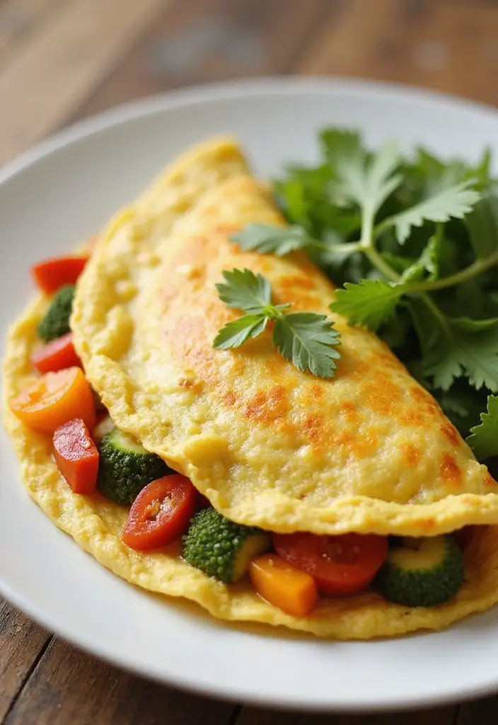 30 Easy Meal Prep Recipes with Few Ingredients for Busy People 124 30 Easy Meal Prep Recipes with Few Ingredients for Busy People - 22. Quick Vegetable Omelette