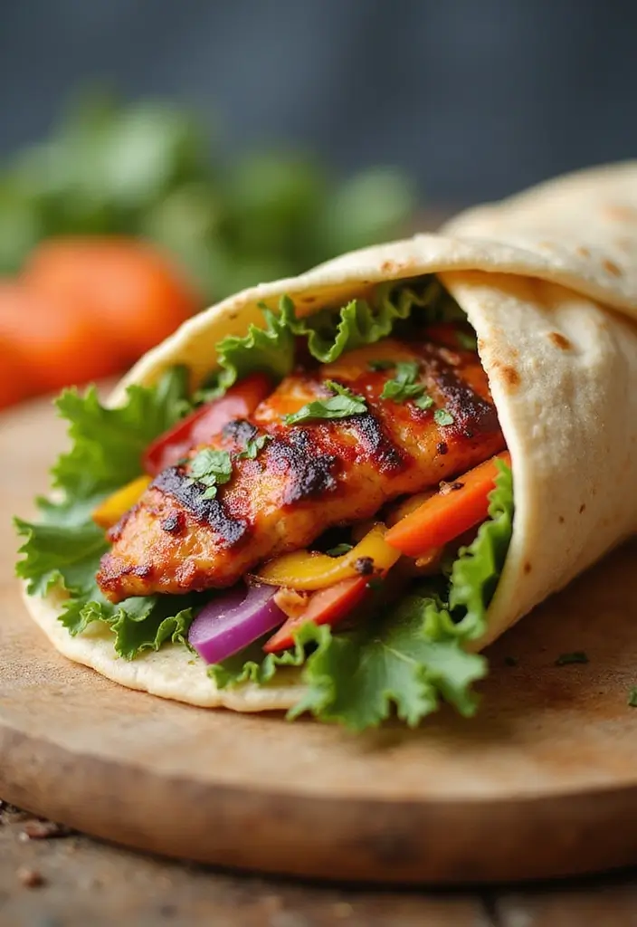 30 Easy Meal Prep Recipes with Few Ingredients for Busy People 129 30 Easy Meal Prep Recipes with Few Ingredients for Busy People - 23. Barbecue Chicken Wraps