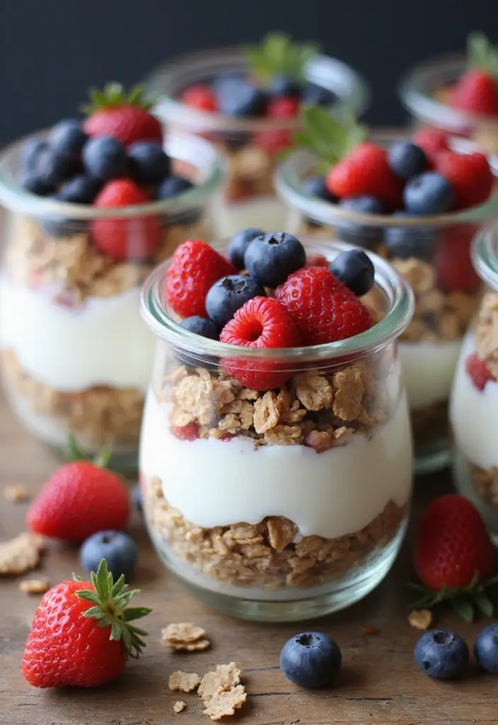30 Easy Meal Prep Recipes with Few Ingredients for Busy People 39 30 Easy Meal Prep Recipes with Few Ingredients for Busy People - 7. Greek Yogurt Parfait