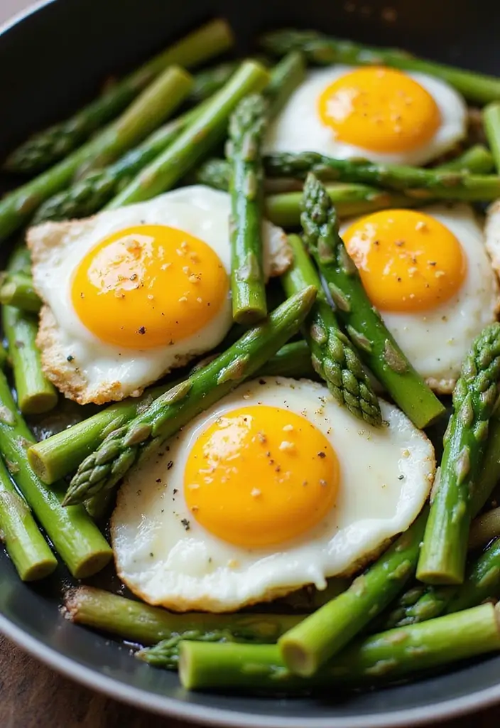 30 Egg White Breakfast Meal Prep Recipes Packed with Protein 61 30 Egg White Breakfast Meal Prep Recipes Packed with Protein - 11. Egg White and Asparagus Stir-Fry