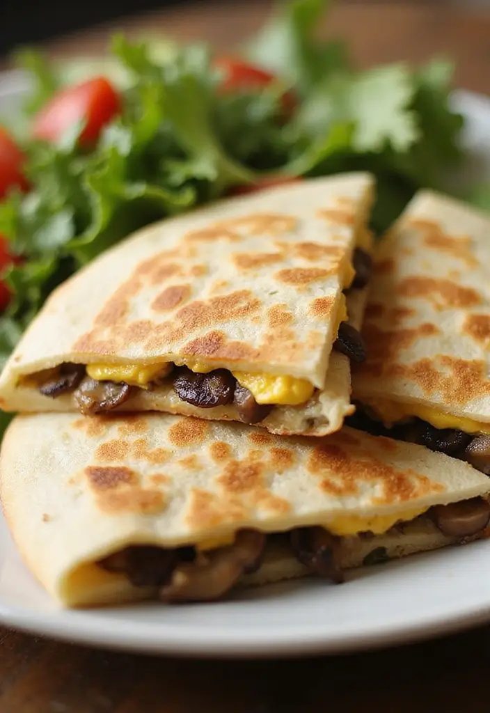 30 Egg White Breakfast Meal Prep Recipes Packed with Protein 64 30 Egg White Breakfast Meal Prep Recipes Packed with Protein - 12. Egg White and Mushroom Breakfast Quesadillas