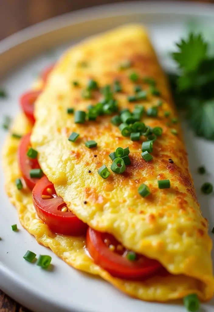 30 Egg White Breakfast Meal Prep Recipes Packed with Protein 86 30 Egg White Breakfast Meal Prep Recipes Packed with Protein - 16. Egg White Omelette with Chives and Tomatoes