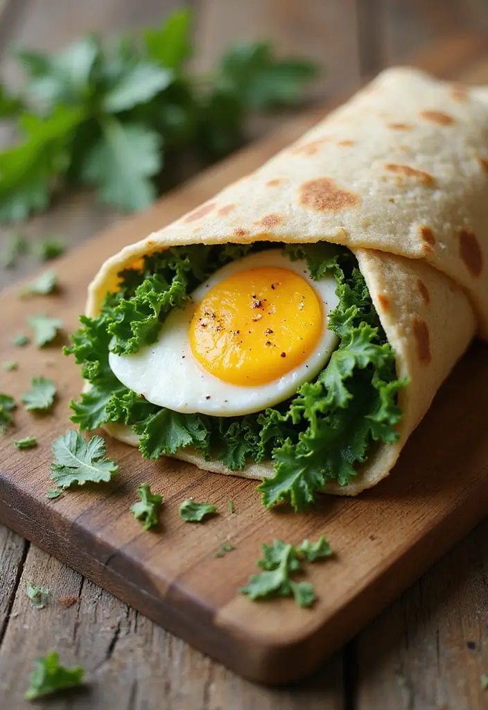 30 Egg White Breakfast Meal Prep Recipes Packed with Protein 91 30 Egg White Breakfast Meal Prep Recipes Packed with Protein - 17. Egg White and Kale Breakfast Wraps