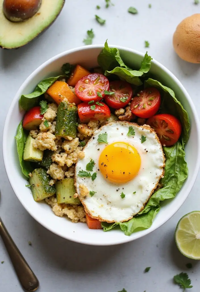 30 Egg White Breakfast Meal Prep Recipes Packed with Protein 25 30 Egg White Breakfast Meal Prep Recipes Packed with Protein - 5. Mediterranean Egg White Bowls