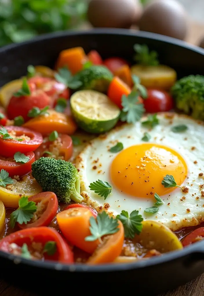 30 Egg White Breakfast Meal Prep Recipes Packed with Protein 39 30 Egg White Breakfast Meal Prep Recipes Packed with Protein - 7. Egg White Veggie Skillet