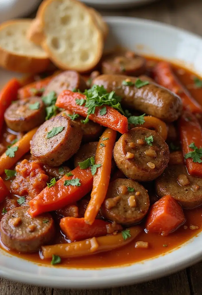 30 Frozen Food Meal Prep Recipes Perfect for Busy Weeks - 14. Italian Sausage & Peppers