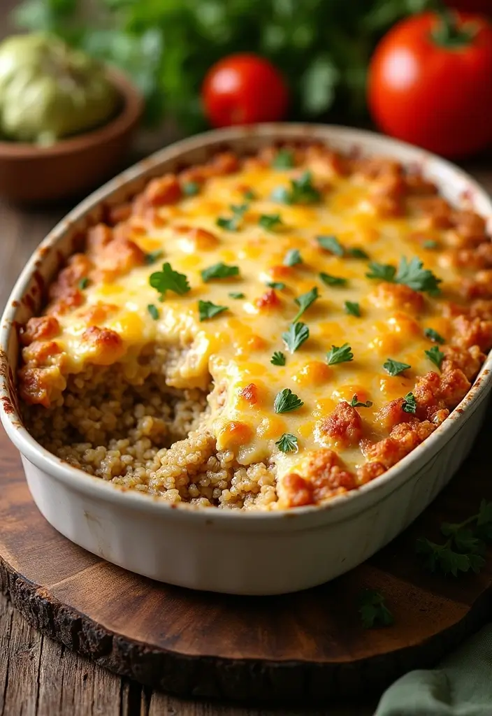30 Frozen Food Meal Prep Recipes Perfect for Busy Weeks - 2. Turkey & Quinoa Casserole