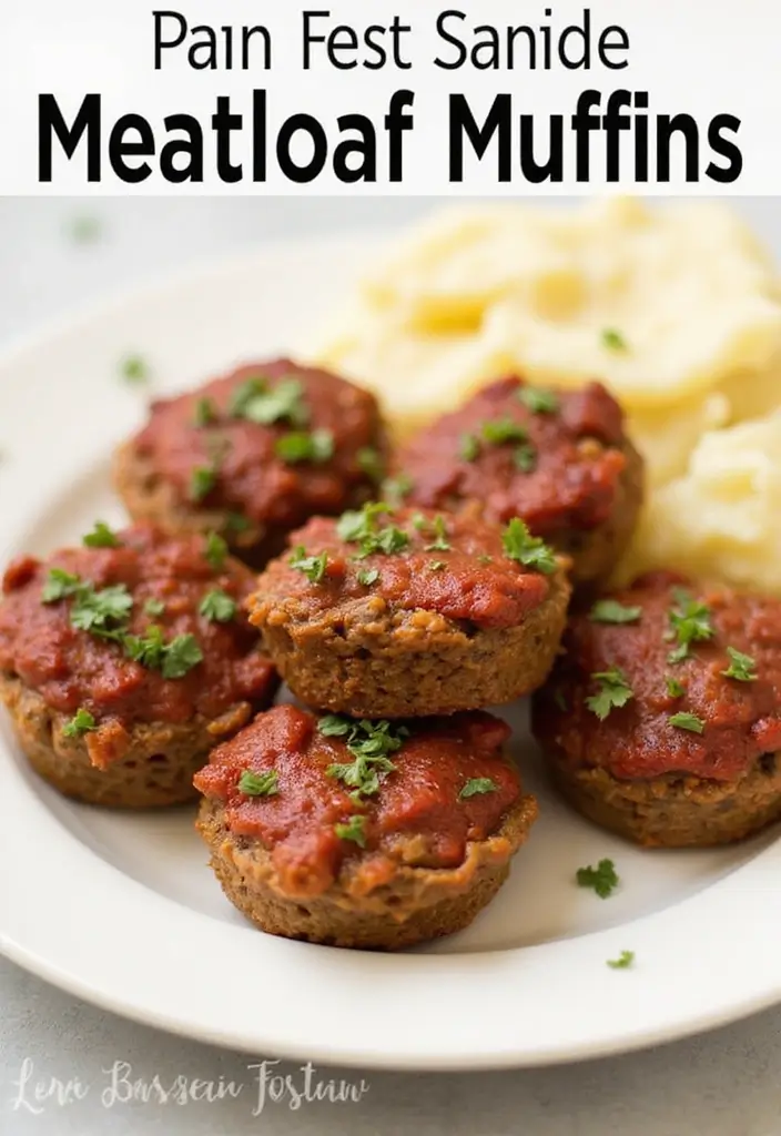 30 Frozen Food Meal Prep Recipes Perfect for Busy Weeks - 25. Mini Meatloaf Muffins