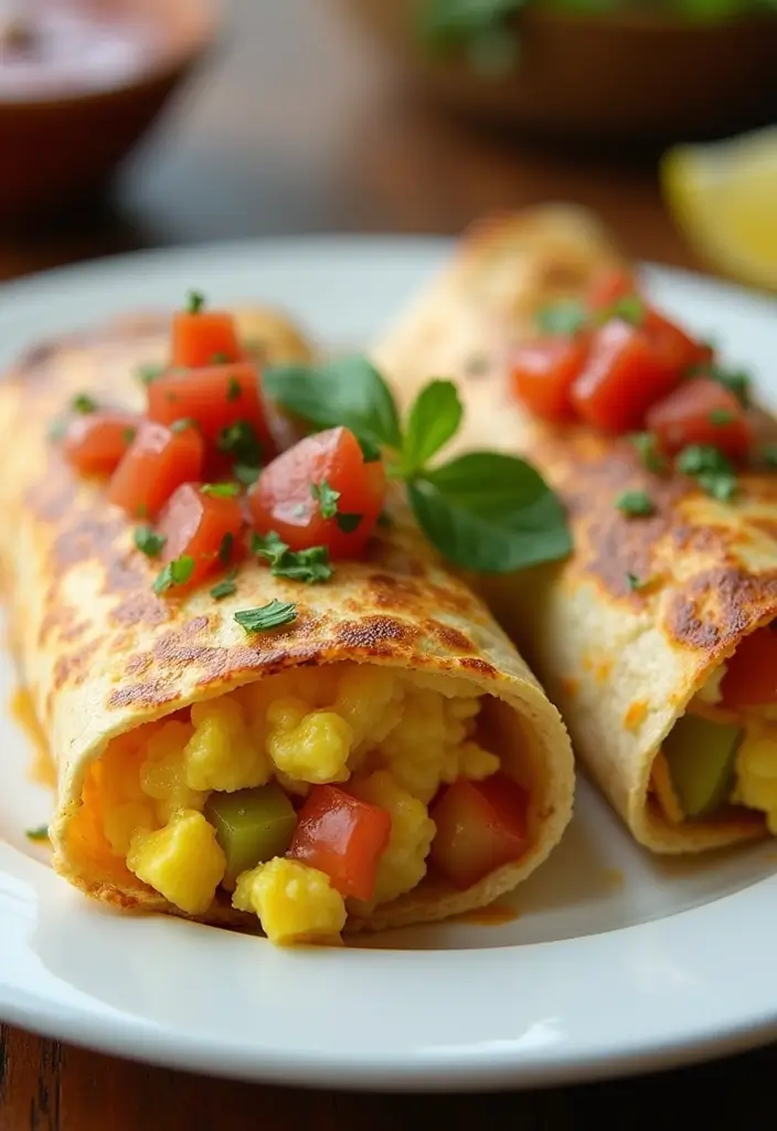 30 Frozen Food Meal Prep Recipes Perfect for Busy Weeks - 9. Savory Breakfast Burritos