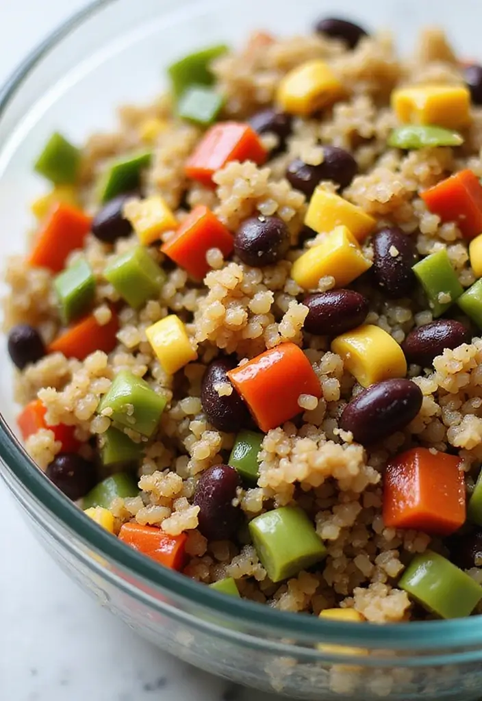 30+ Healthy Meal Prep on a Budget Recipes for Simple Clean Eating 1 30+ Healthy Meal Prep on a Budget Recipes for Simple Clean Eating - 1. Quinoa & Black Bean Salad