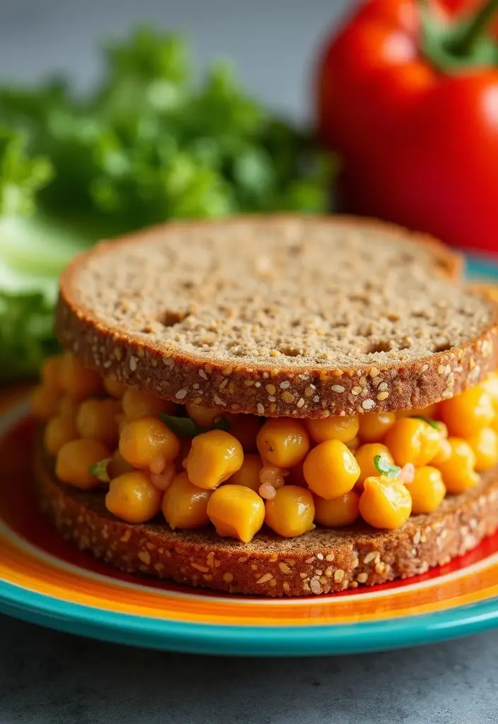 30+ Healthy Meal Prep on a Budget Recipes for Simple Clean Eating 59 30+ Healthy Meal Prep on a Budget Recipes for Simple Clean Eating - 11. Chickpea Salad Sandwich
