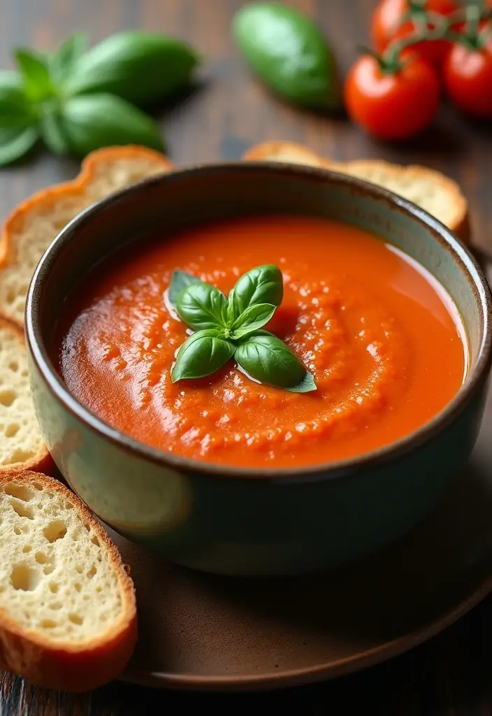 30+ Healthy Meal Prep on a Budget Recipes for Simple Clean Eating 71 30+ Healthy Meal Prep on a Budget Recipes for Simple Clean Eating - 13. Tomato Basil Soup