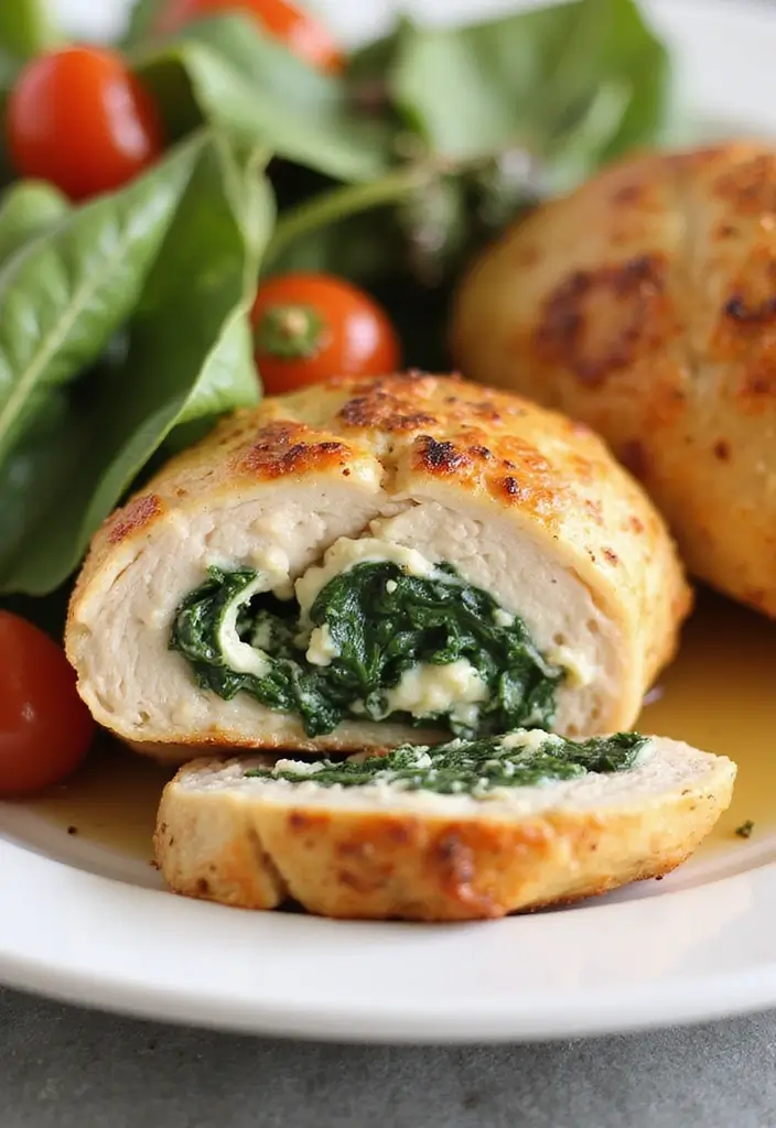 30+ Healthy Meal Prep on a Budget Recipes for Simple Clean Eating 106 30+ Healthy Meal Prep on a Budget Recipes for Simple Clean Eating - 20. Spinach and Feta Stuffed Chicken Breast