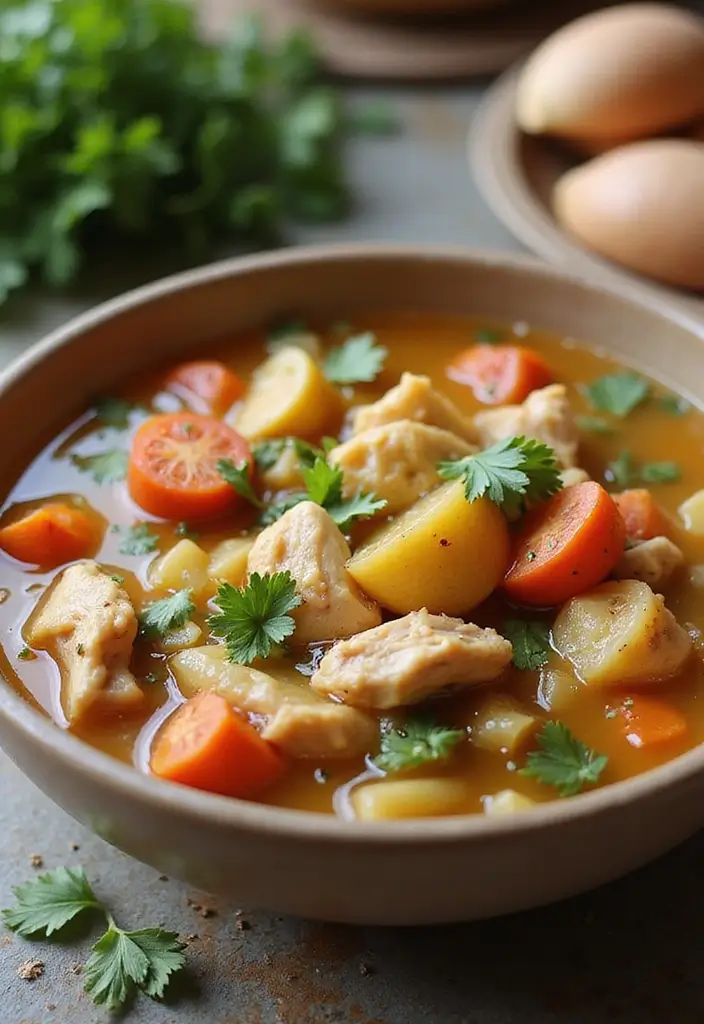 30+ Healthy Meal Prep on a Budget Recipes for Simple Clean Eating 116 30+ Healthy Meal Prep on a Budget Recipes for Simple Clean Eating - 22. Chicken Vegetable Soup