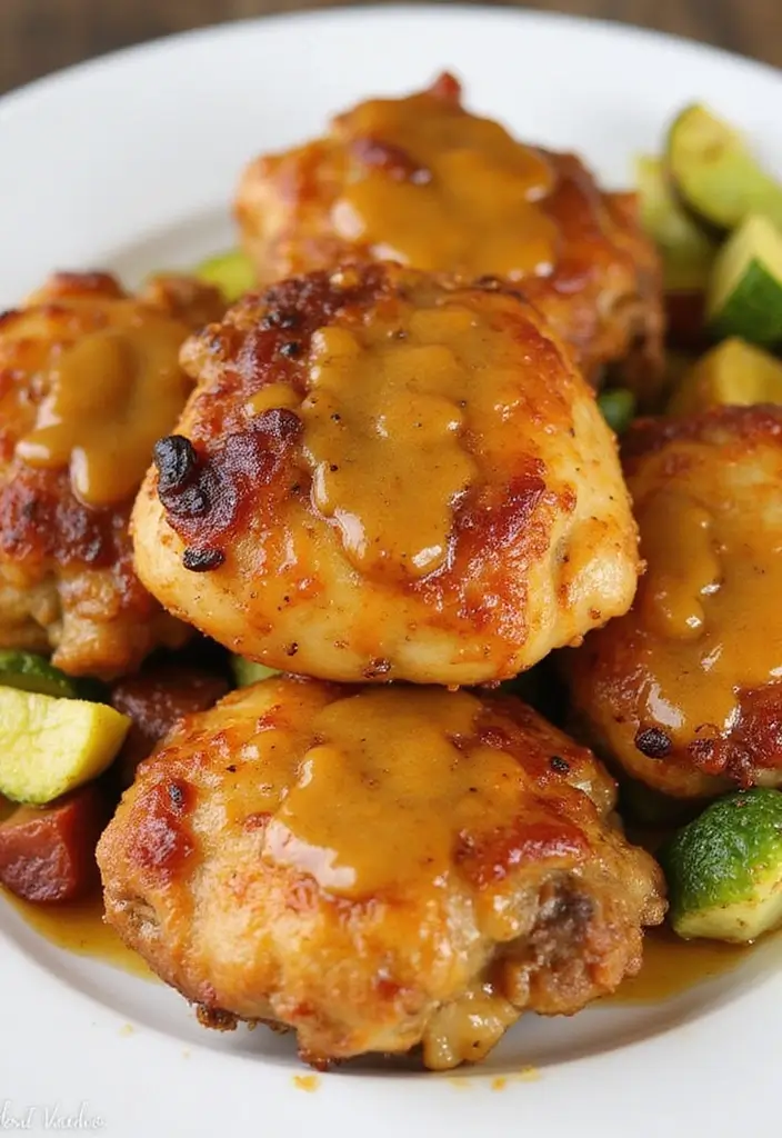 30+ Healthy Meal Prep on a Budget Recipes for Simple Clean Eating 121 30+ Healthy Meal Prep on a Budget Recipes for Simple Clean Eating - 23. Honey Mustard Chicken Thighs