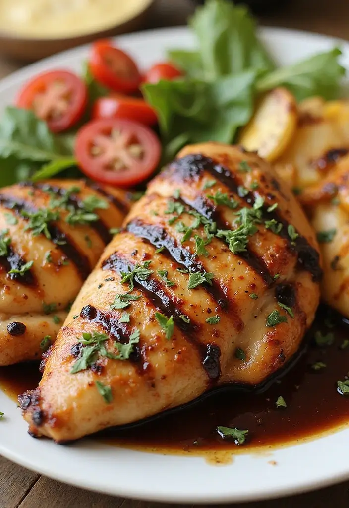 30+ Healthy Meal Prep on a Budget Recipes for Simple Clean Eating 150 30+ Healthy Meal Prep on a Budget Recipes for Simple Clean Eating - 28. Balsamic Grilled Chicken