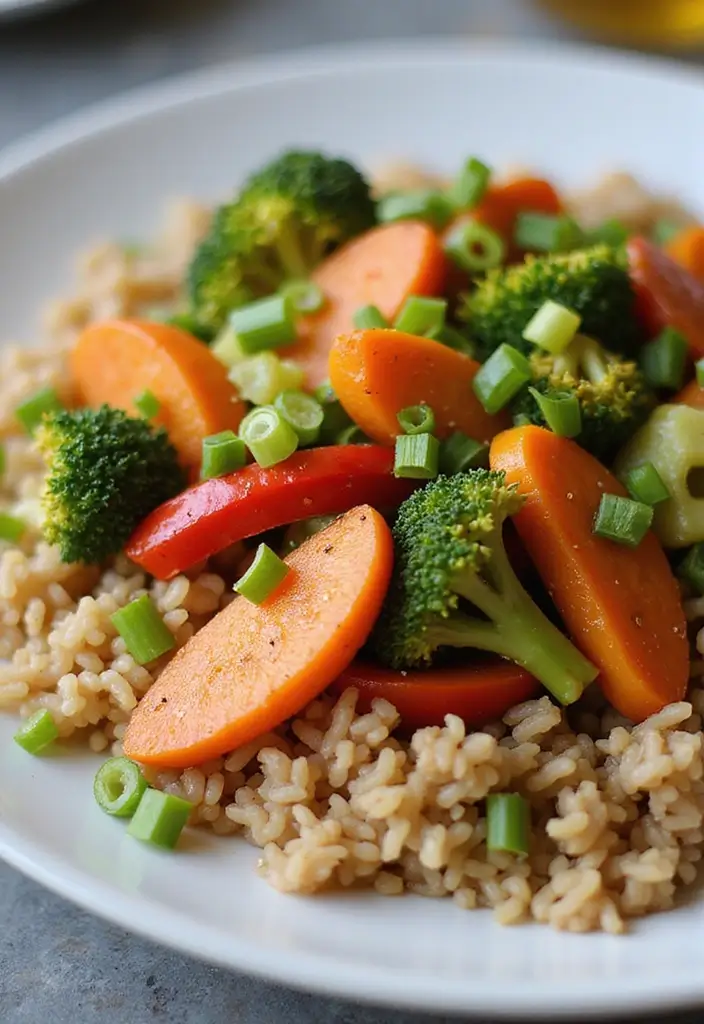 30+ Healthy Meal Prep on a Budget Recipes for Simple Clean Eating 13 30+ Healthy Meal Prep on a Budget Recipes for Simple Clean Eating - 3. Vegetable Stir-Fry with Brown Rice