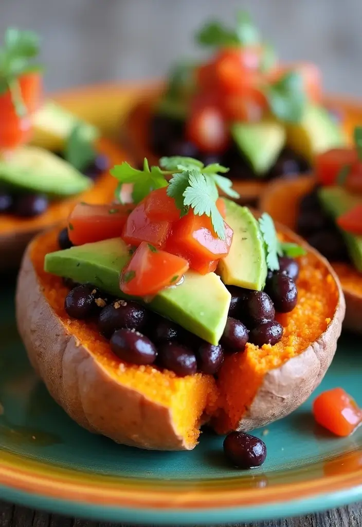 30+ Healthy Meal Prep on a Budget Recipes for Simple Clean Eating 33 30+ Healthy Meal Prep on a Budget Recipes for Simple Clean Eating - 7. Baked Sweet Potatoes with Black Beans