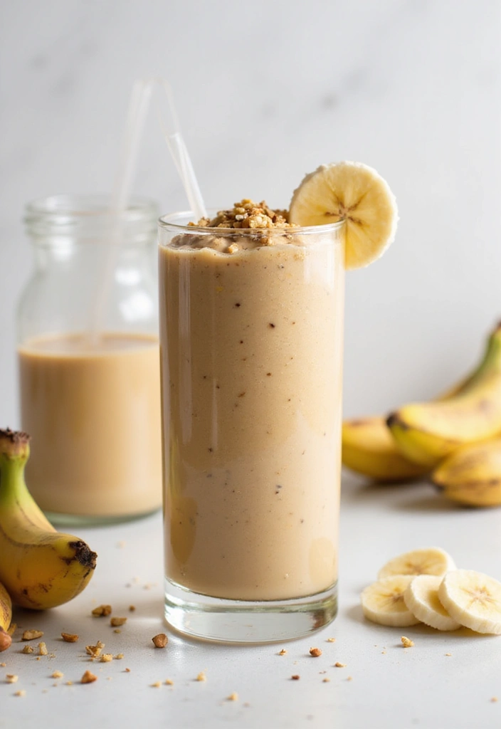 30+ Healthy Meal Prep on a Budget Recipes for Simple Clean Eating 38 30+ Healthy Meal Prep on a Budget Recipes for Simple Clean Eating - 8. Peanut Butter Banana Smoothie