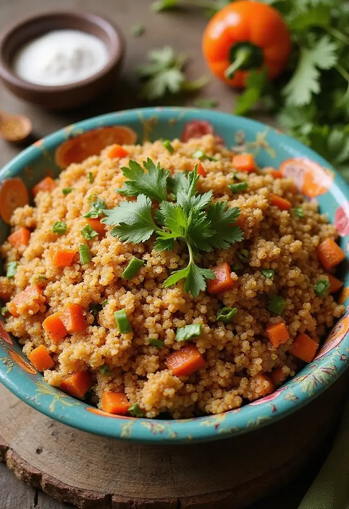 30 High-Protein Crockpot Meal Prep Recipes for Easy Dinners - 12. Moroccan-Spiced Quinoa