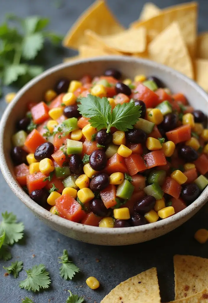 30 High-Protein Crockpot Meal Prep Recipes for Easy Dinners - 18. Black Bean and Corn Salsa