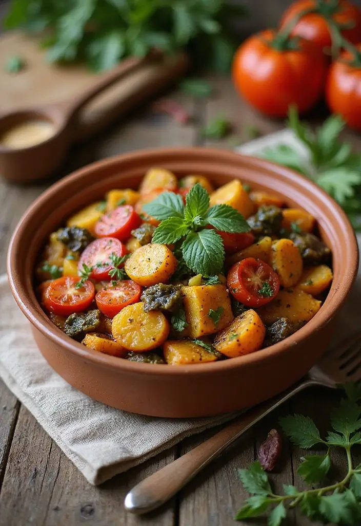 30 High-Protein Crockpot Meal Prep Recipes for Easy Dinners - 21. Rustic Vegetable Ratatouille