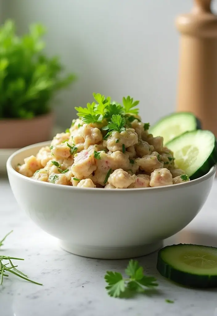 30 High-Protein Low-Carb Meal Prep Recipes to Stay Fit 72 30 High-Protein Low-Carb Meal Prep Recipes to Stay Fit - 12. Low-Carb Tuna Salad