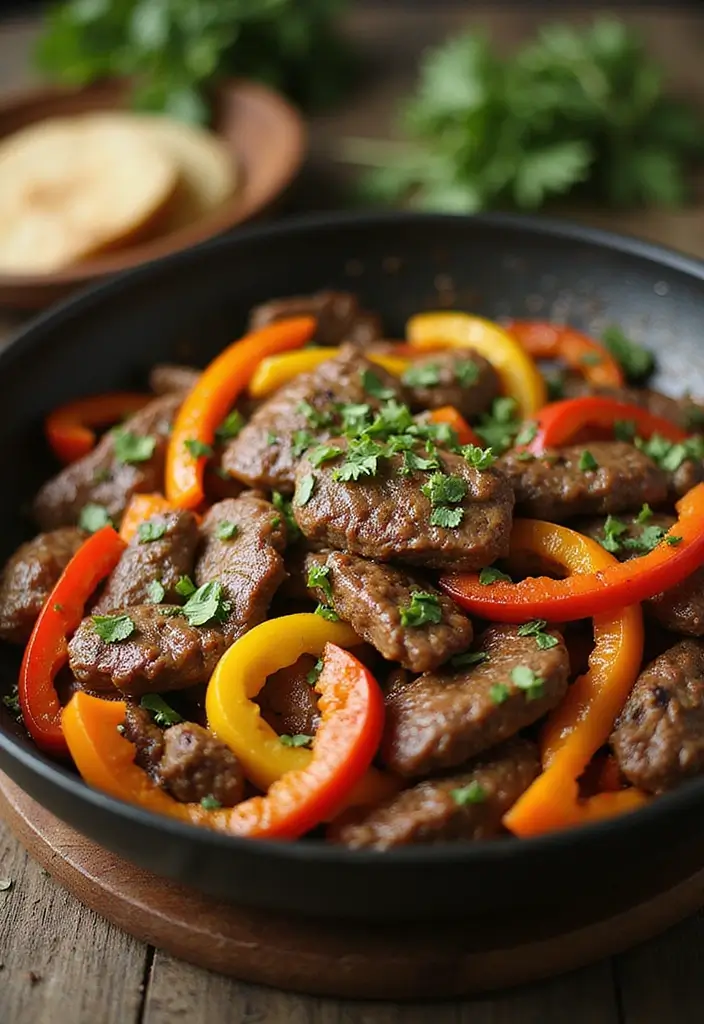 30 High-Protein Low-Carb Meal Prep Recipes to Stay Fit 8 30 High-Protein Low-Carb Meal Prep Recipes to Stay Fit - 2. Beef Stir-Fry with Bell Peppers